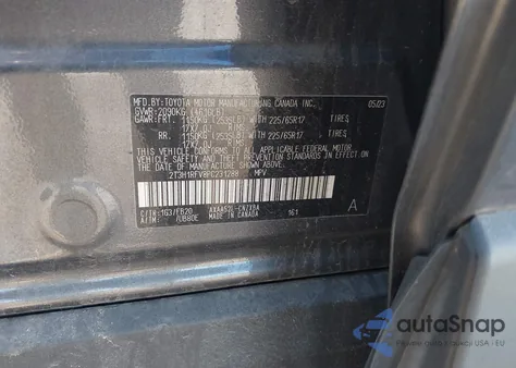 2023 Toyota Rav4 Le from USA, damaged, VIN 2T3H1RFV8PC231288